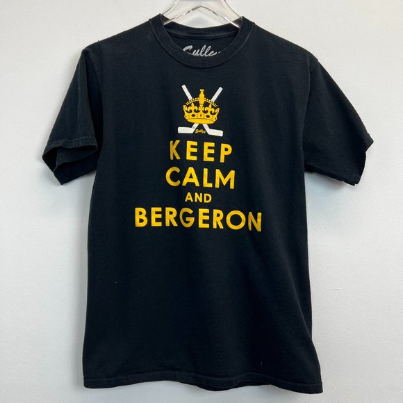 Sully's Other - Sully’s Keep Calm and Bergeron Boston Bruins Graphic Tee (M)